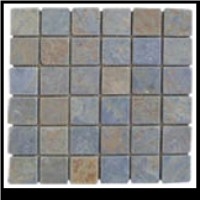 China Lilac Mist Slate Mosaic
