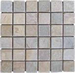 Stone Mosaic, White Slate Mosaic