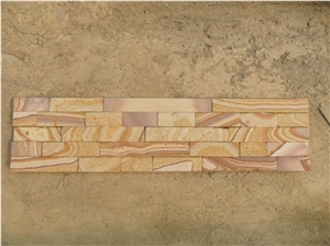 Scenery Yellow Sandstone Wall Cladding