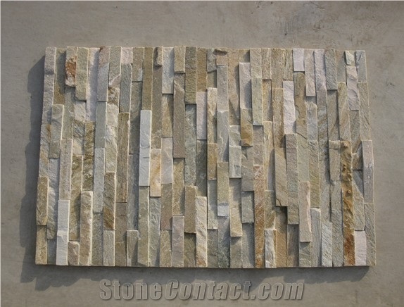 Beige Slate Culture Stone, Beige Slate Wall Cladding