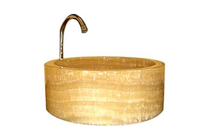 Yellow Limestone Sink
