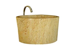 Yellow Limestone Sinks, Wash Basins