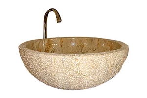 Yellow Marble Sink