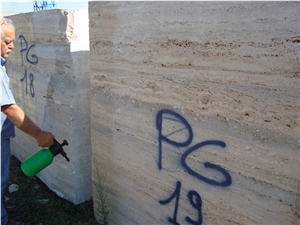 Travertino Romano Silver Blocks, Italy Beige Travertine