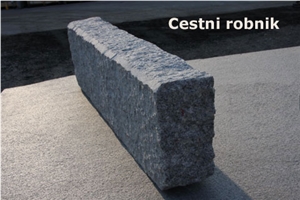 Grey Granite Kerbs with Bevel Grey Granite Kerbs with Bevel