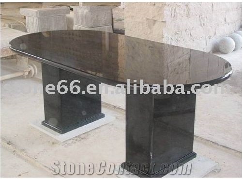 Black Natural Stone Table
