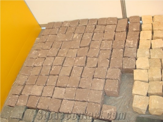 Cubic Stone, Grey Granite Cobble, Pavers
