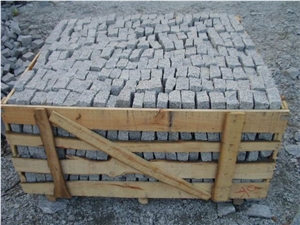 G603 Cubic Stone, G603 Grey Granite Cobble, Pavers G603 Cubic Stone, G603 Grey Granite Cobble, Pavers