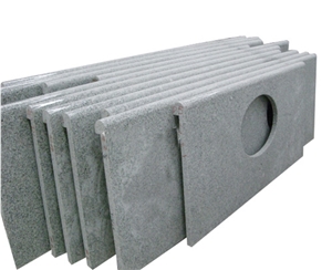 Granite Stone Bathroom Vanity Top, Grey Granite Bathroom Vanity Top