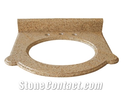 Yellow Granite Vanity Top