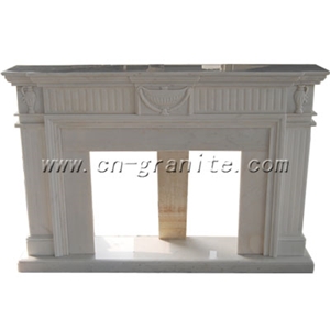 Marble Fireplace, White Marble Marble Fireplace, White Marble