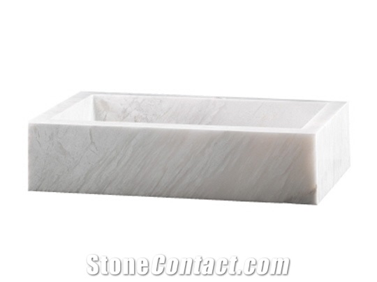 White Marble Sink