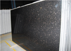 Black Galaxy Granite Slabs & Tiles