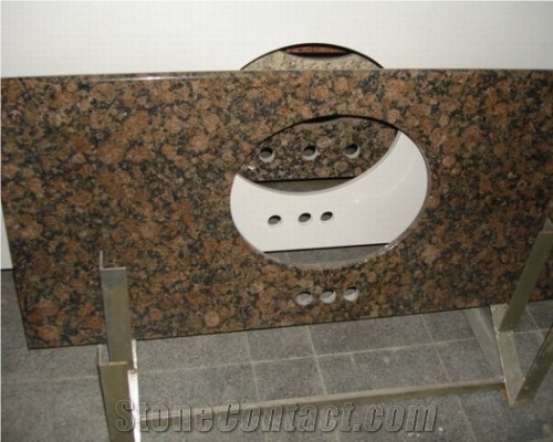 Baltic Brown Vanity Top, Baltic Brown Granite Vanity Top
