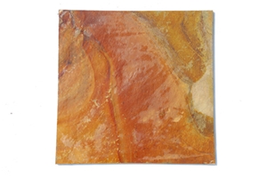 Slate 01, China Yellow Slate Slabs & Tiles