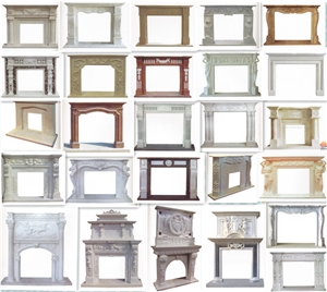 Marble Fireplace Mantel