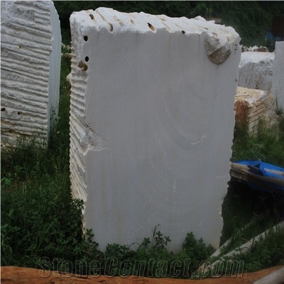 Crystal White Marble Block