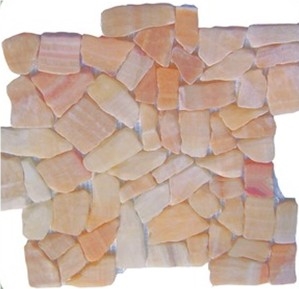 Marble Mosaic for Bathroom, Yellow Marble Mosaic