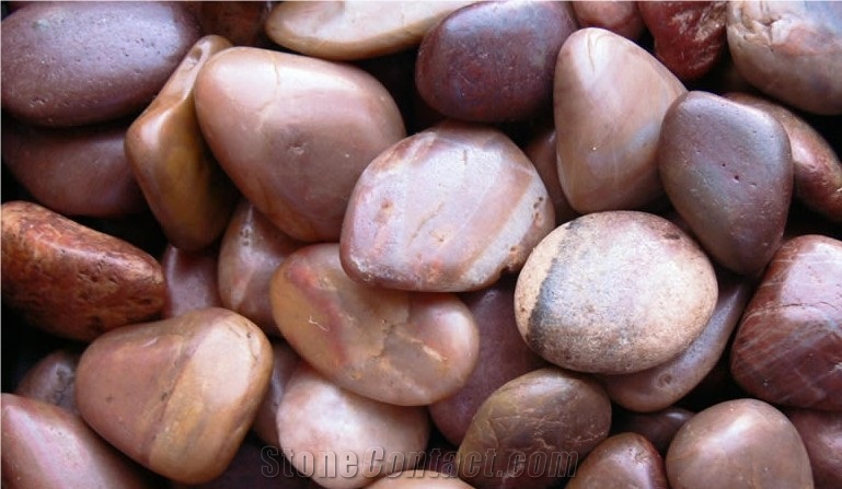 Red Polished Pebble