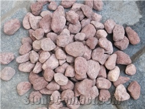 Red Pebble Stone,River Stone,machine Mad