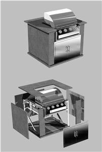 Integrated Masonry Grey Slate Plate System