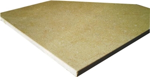 Jerusalem Gold Limestone Honed Slabs & Tile, Israel Yellow Limestones