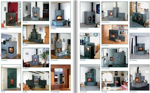 Tavetscher Speckstein Soapstone Fireplaces, Stoves, Grey Soapstone