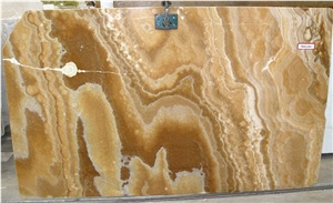 Akhisar Altin Brown Onyx Slabs