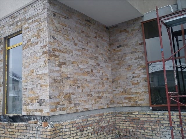 Andesite Tuff Natural Stone, Serbia Brown Tuff Block