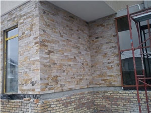 Andesite Tuff Natural Stone, Serbia Brown Tuff Block