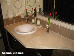 Botticino Classico Marble Vanity Top,Italy Beige Marble Botticino Classico Marble Vanity Top,Italy Beige Marble