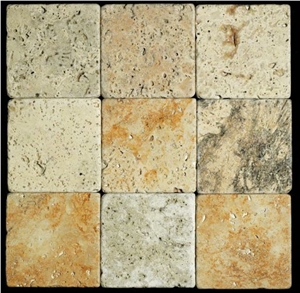 Tumbled Travertine Tiles,Turkey Beige Travertine Tumbled Travertine Tiles,Turkey Beige Travertine