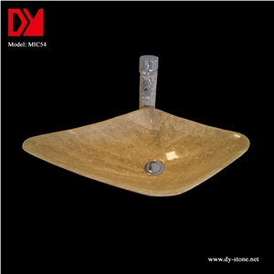 DaYang Stone Sink Mic054, Beige Travertine Sink DaYang Stone Sink Mic054, Beige Travertine Sink