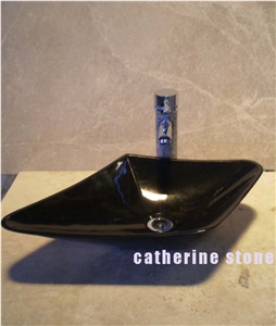 DaYang Stone Sink Mic054, Beige Travertine Sink