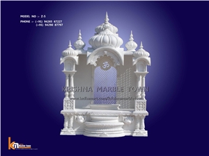 Ambaji White Marble Home Temple