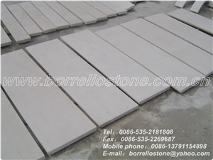 Pure White Marble Stair Tread, China White Marble Stair Treads