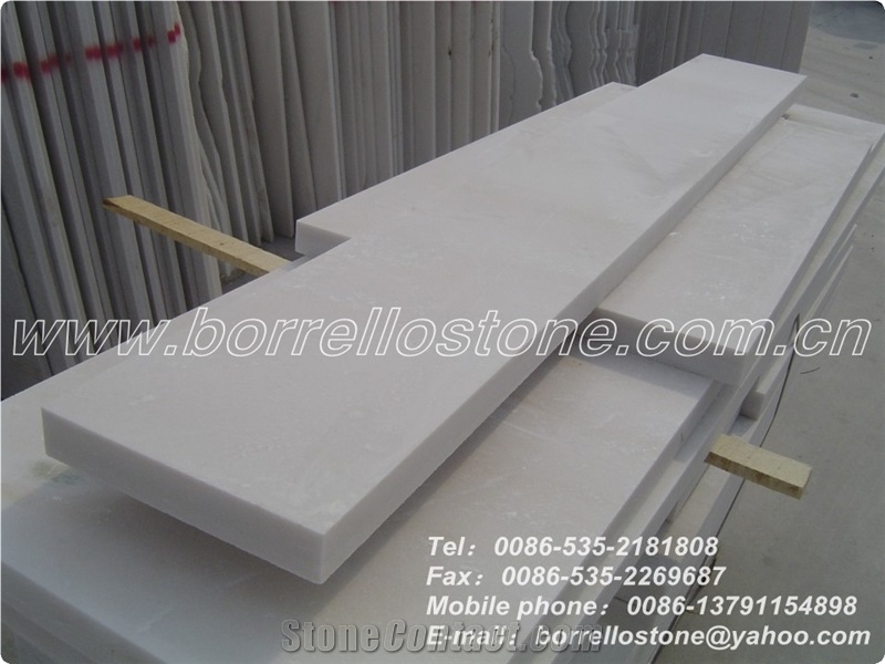 Pure White Marble Windowsill, China White Marble Window Sills, Doors