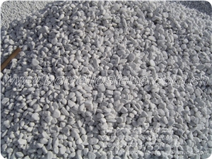 Pure White Pebble Stone, White Marble Pebble Stone