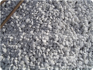 Pure White Pebble Stone, White Marble Pebble Stone