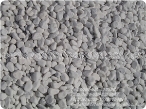 Pure White Pebble Stone, White Marble Pebble Stone