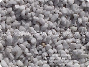 Pure White Pebble Stone, White Marble Pebble Stone