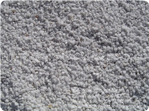 Pure White Pebble Stone, White Marble Pebble Stone