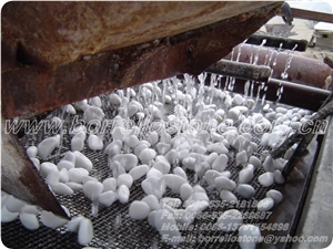 Pure White Pebble Stone, White Marble Pebble Stone Pure White Pebble Stone, White Marble Pebble Stone