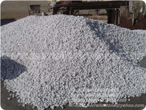 Pure White Pebble Stone, White Marble Pebble Stone Pure White Pebble Stone, White Marble Pebble Stone