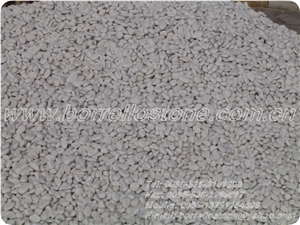 Pure White Pebble Stone, White Marble Pebble Stone
