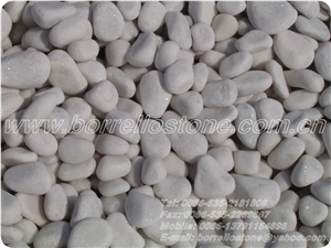 Pure White Pebble Stone, White Marble Pebble Stone Pure White Pebble Stone, White Marble Pebble Stone