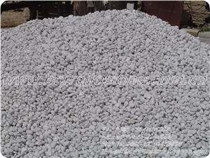 Pure White Pebble Stone, White Marble Pebble Stone