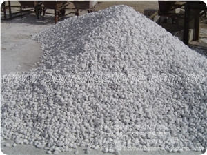 Pure White Pebble Stone, White Marble Pebble Stone