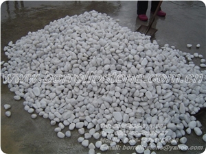 Pure White Pebble Stone, White Marble Pebble Stone Pure White Pebble Stone, White Marble Pebble Stone