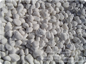 Pure White Pebble Stone, White Marble Pebble Stone